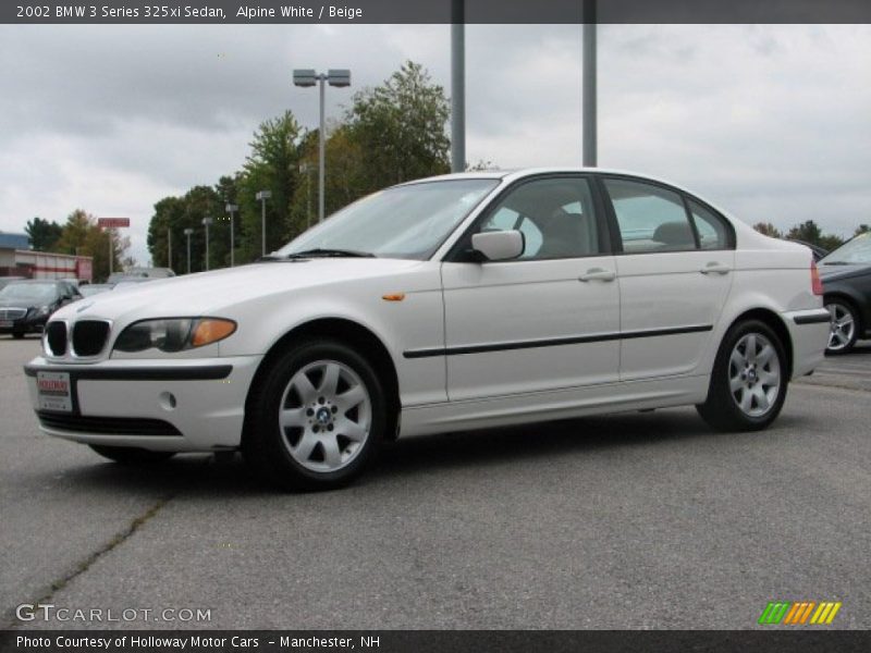 Alpine White / Beige 2002 BMW 3 Series 325xi Sedan