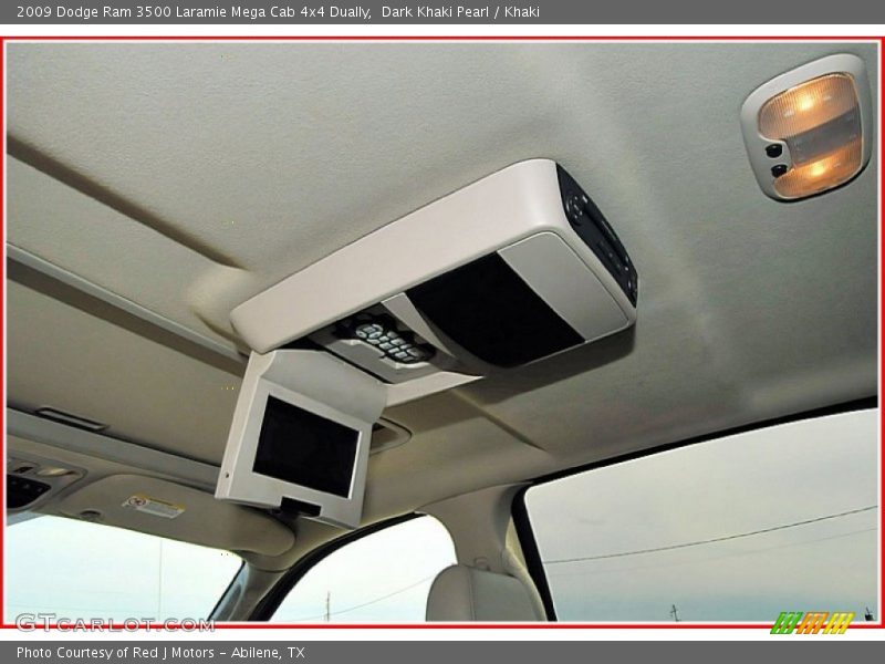 Dark Khaki Pearl / Khaki 2009 Dodge Ram 3500 Laramie Mega Cab 4x4 Dually