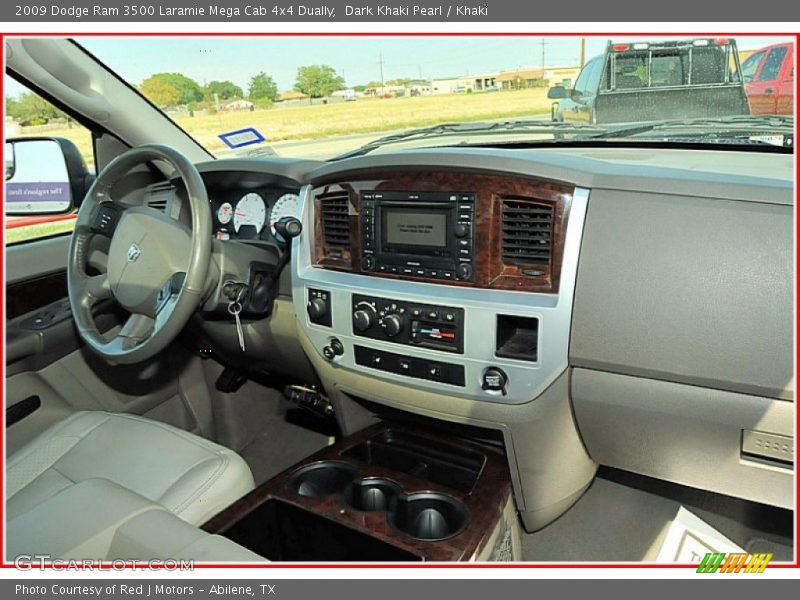 Dashboard of 2009 Ram 3500 Laramie Mega Cab 4x4 Dually
