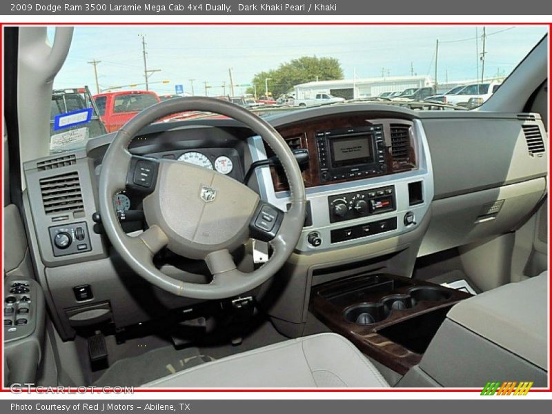 Dashboard of 2009 Ram 3500 Laramie Mega Cab 4x4 Dually