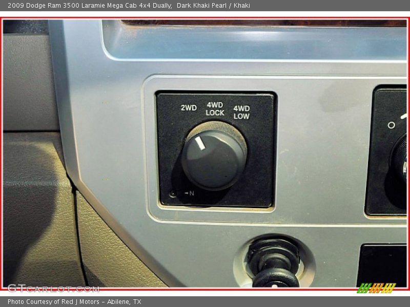 Controls of 2009 Ram 3500 Laramie Mega Cab 4x4 Dually