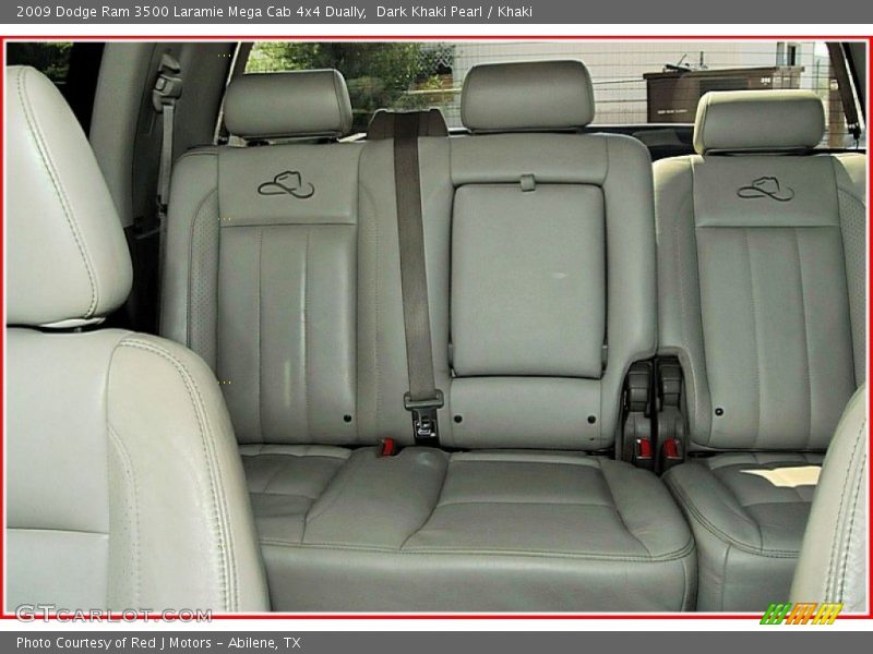  2009 Ram 3500 Laramie Mega Cab 4x4 Dually Khaki Interior