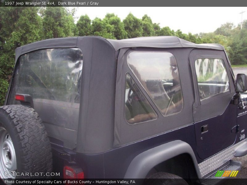 Dark Blue Pearl / Gray 1997 Jeep Wrangler SE 4x4