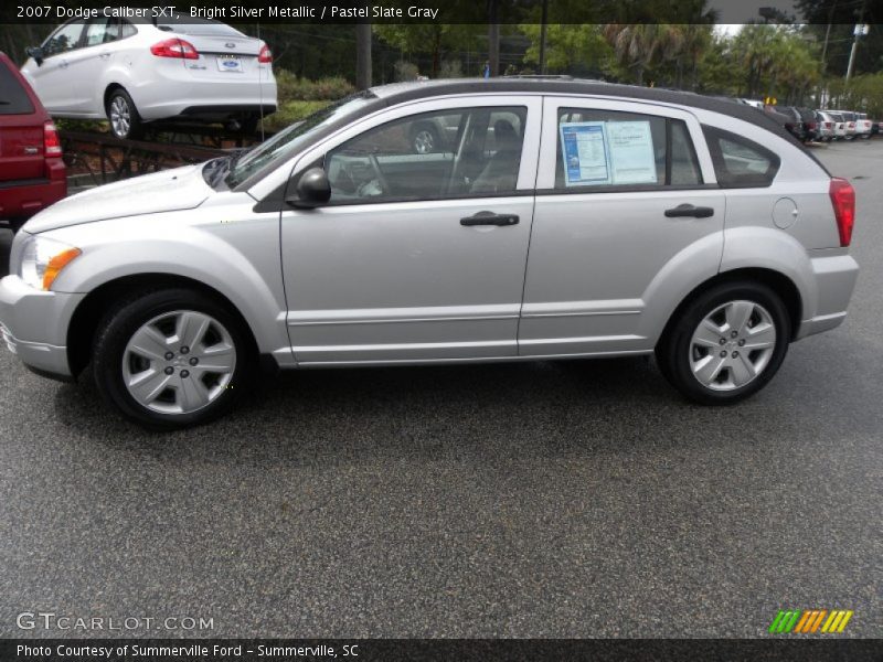 Bright Silver Metallic / Pastel Slate Gray 2007 Dodge Caliber SXT
