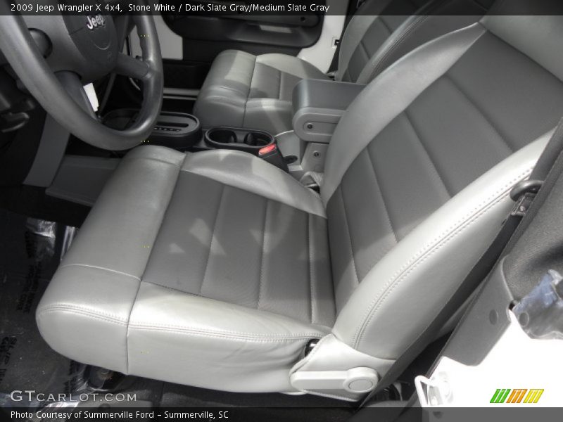 Stone White / Dark Slate Gray/Medium Slate Gray 2009 Jeep Wrangler X 4x4
