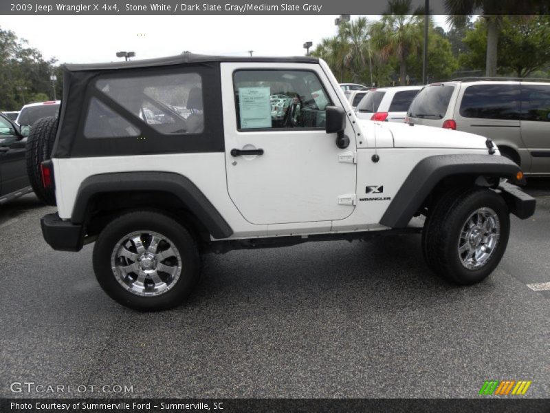 Stone White / Dark Slate Gray/Medium Slate Gray 2009 Jeep Wrangler X 4x4
