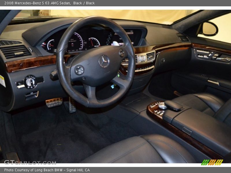  2008 S 63 AMG Sedan Black Interior