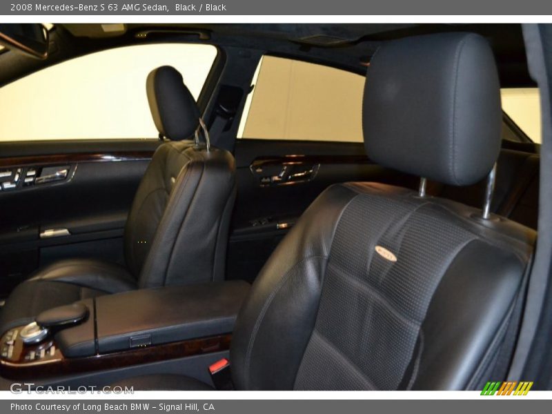 Black / Black 2008 Mercedes-Benz S 63 AMG Sedan