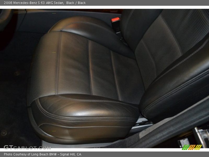 Black / Black 2008 Mercedes-Benz S 63 AMG Sedan