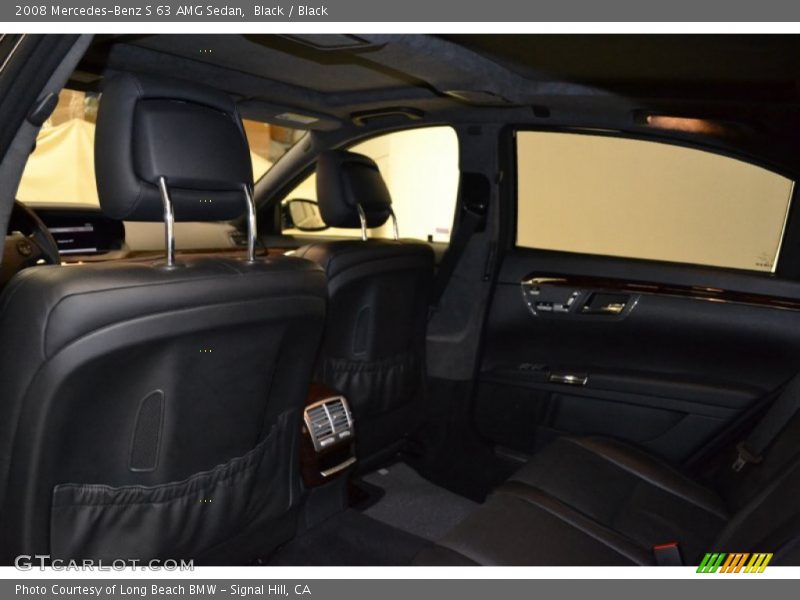 Black / Black 2008 Mercedes-Benz S 63 AMG Sedan