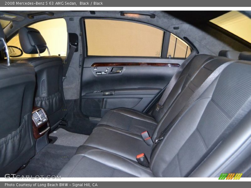  2008 S 63 AMG Sedan Black Interior