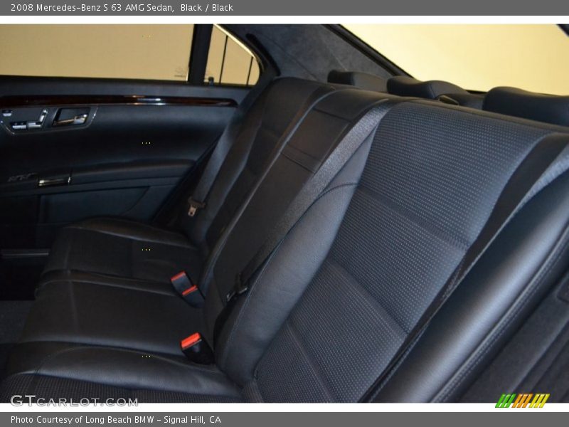 Black / Black 2008 Mercedes-Benz S 63 AMG Sedan