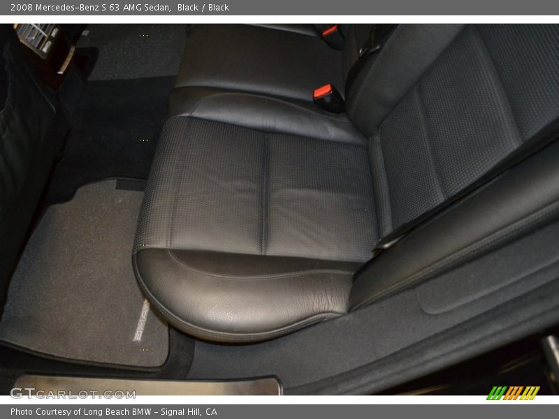 Black / Black 2008 Mercedes-Benz S 63 AMG Sedan