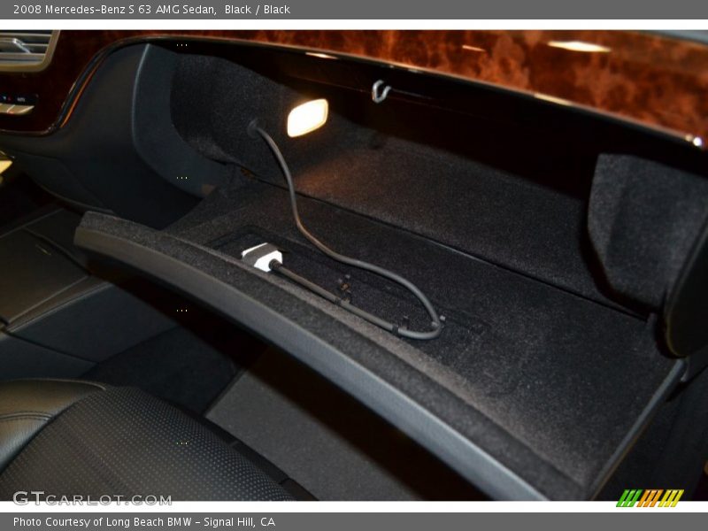 Black / Black 2008 Mercedes-Benz S 63 AMG Sedan