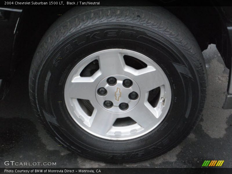 Black / Tan/Neutral 2004 Chevrolet Suburban 1500 LT