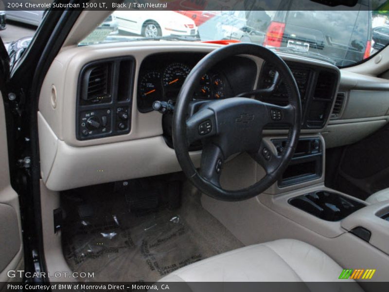 Black / Tan/Neutral 2004 Chevrolet Suburban 1500 LT