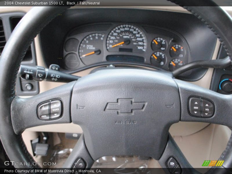 Black / Tan/Neutral 2004 Chevrolet Suburban 1500 LT