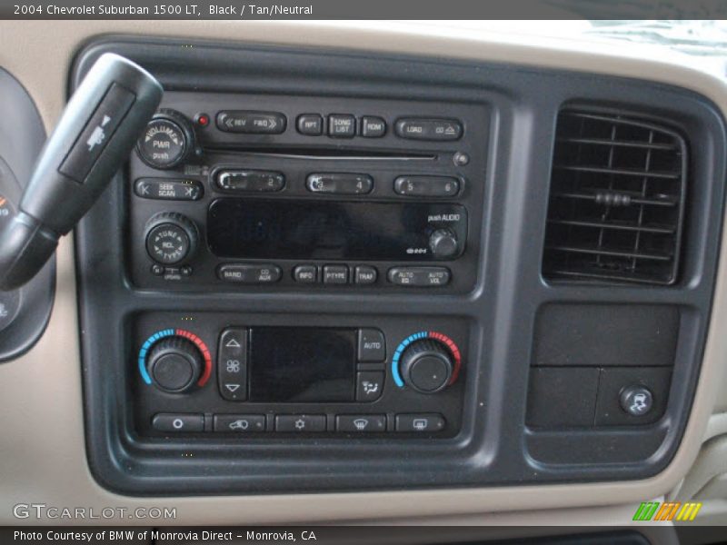 Controls of 2004 Suburban 1500 LT