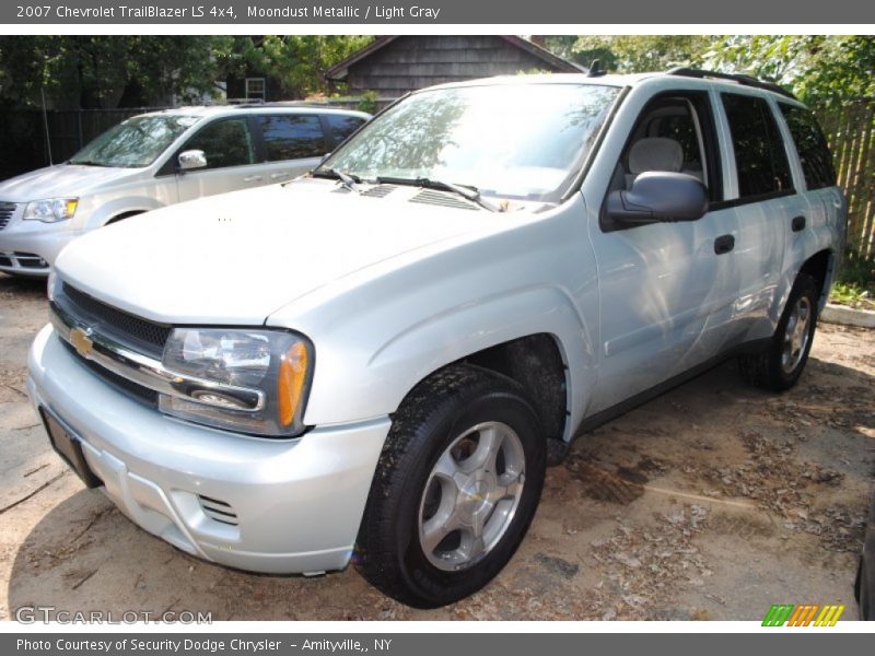 Moondust Metallic / Light Gray 2007 Chevrolet TrailBlazer LS 4x4
