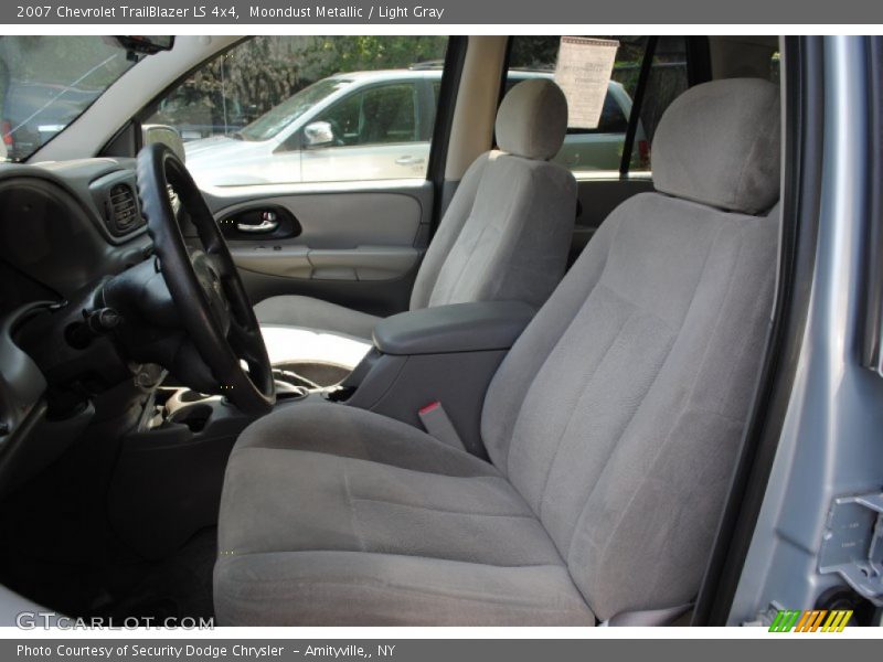 Moondust Metallic / Light Gray 2007 Chevrolet TrailBlazer LS 4x4
