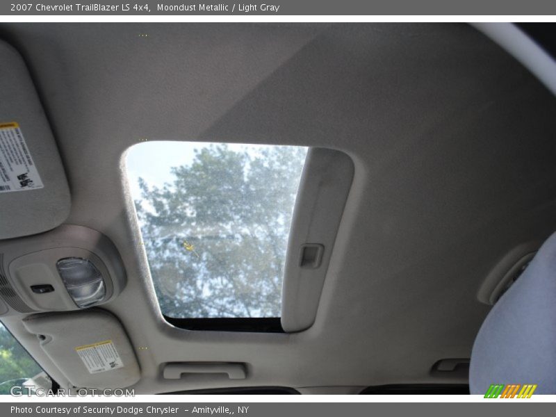 Moondust Metallic / Light Gray 2007 Chevrolet TrailBlazer LS 4x4