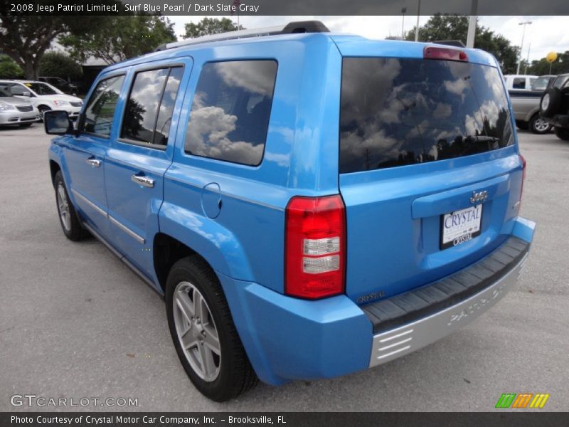 Surf Blue Pearl / Dark Slate Gray 2008 Jeep Patriot Limited