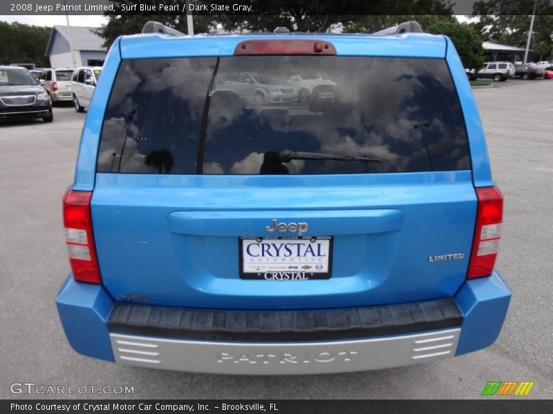 Surf Blue Pearl / Dark Slate Gray 2008 Jeep Patriot Limited