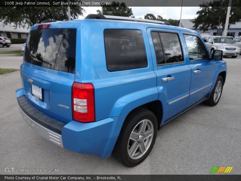 Surf Blue Pearl / Dark Slate Gray 2008 Jeep Patriot Limited