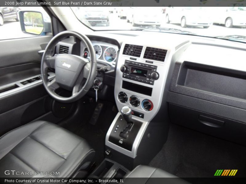 Surf Blue Pearl / Dark Slate Gray 2008 Jeep Patriot Limited
