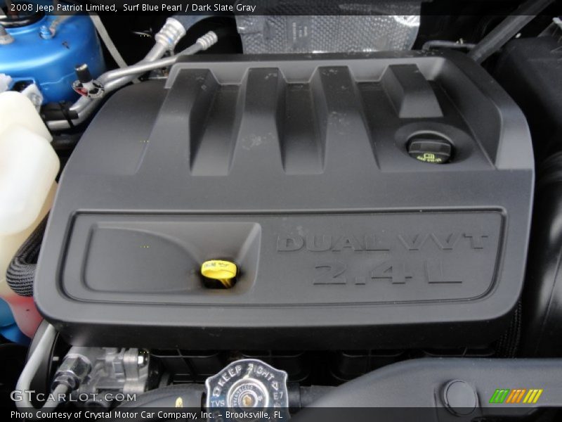  2008 Patriot Limited Engine - 2.4 Liter DOHC 16-Valve Dual VVT 4 Cylinder