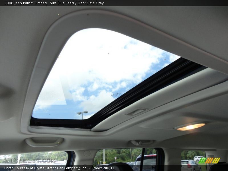 Sunroof of 2008 Patriot Limited