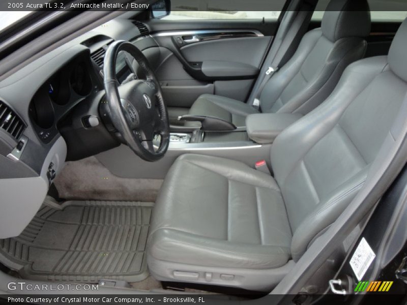 Anthracite Metallic / Ebony 2005 Acura TL 3.2