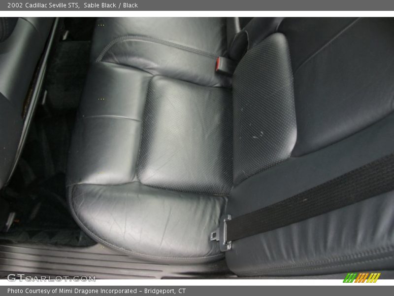 Sable Black / Black 2002 Cadillac Seville STS
