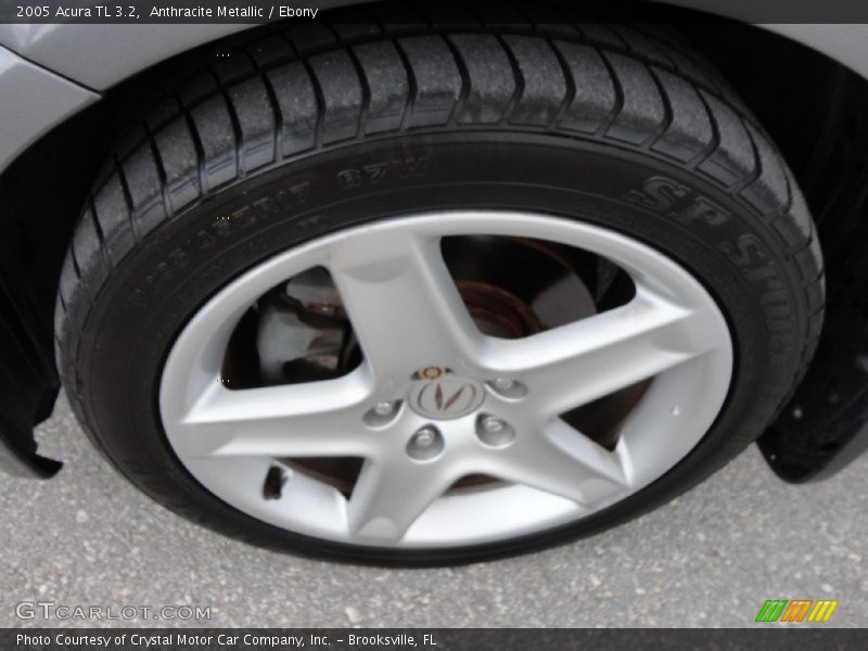 Anthracite Metallic / Ebony 2005 Acura TL 3.2
