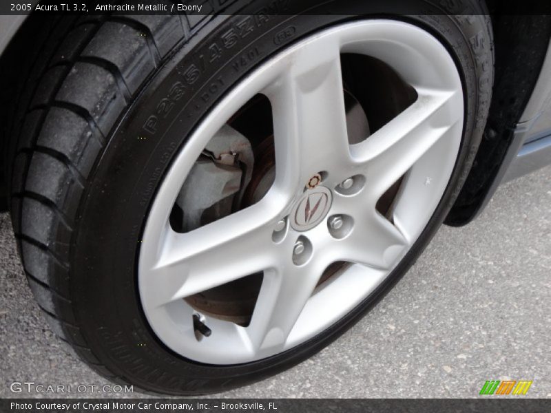 Anthracite Metallic / Ebony 2005 Acura TL 3.2