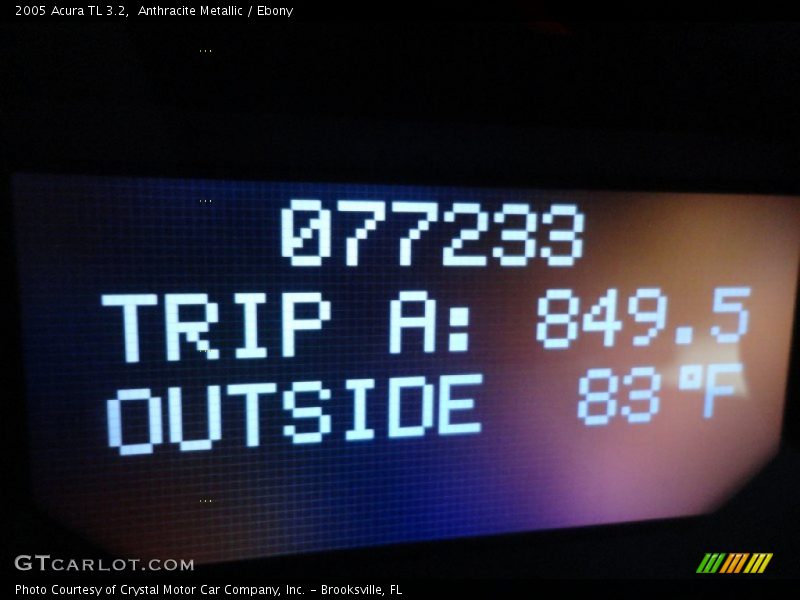 Anthracite Metallic / Ebony 2005 Acura TL 3.2