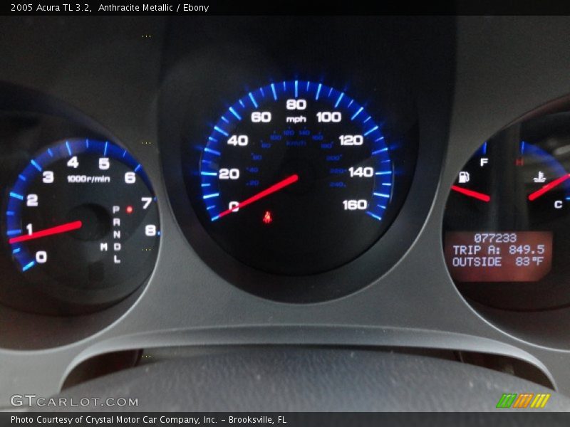 Anthracite Metallic / Ebony 2005 Acura TL 3.2