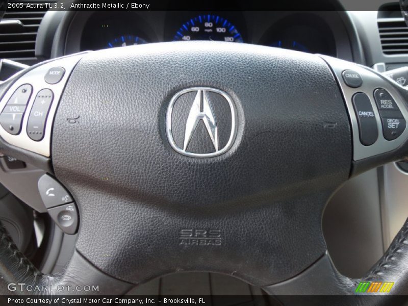 Anthracite Metallic / Ebony 2005 Acura TL 3.2