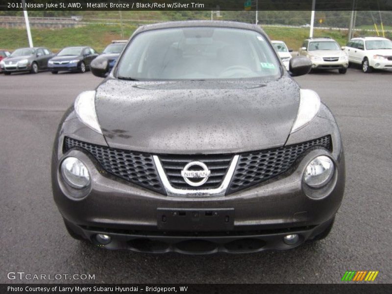 Metallic Bronze / Black/Red w/Silver Trim 2011 Nissan Juke SL AWD