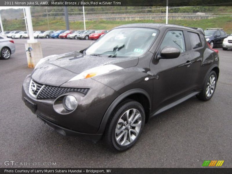 Metallic Bronze / Black/Red w/Silver Trim 2011 Nissan Juke SL AWD