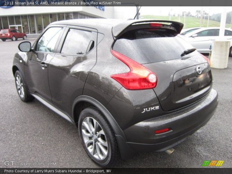 Metallic Bronze / Black/Red w/Silver Trim 2011 Nissan Juke SL AWD