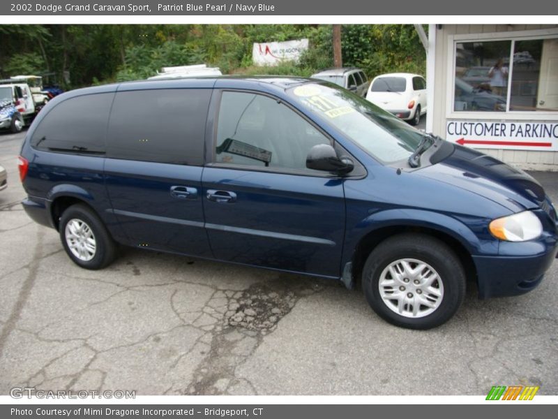 Patriot Blue Pearl / Navy Blue 2002 Dodge Grand Caravan Sport