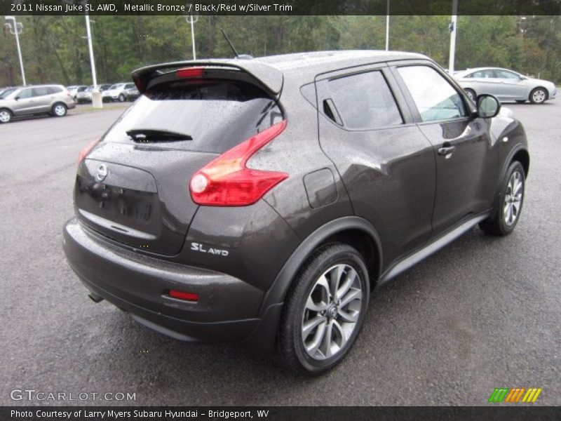 Metallic Bronze / Black/Red w/Silver Trim 2011 Nissan Juke SL AWD