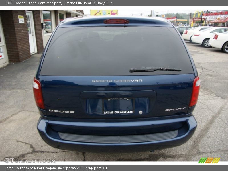 Patriot Blue Pearl / Navy Blue 2002 Dodge Grand Caravan Sport