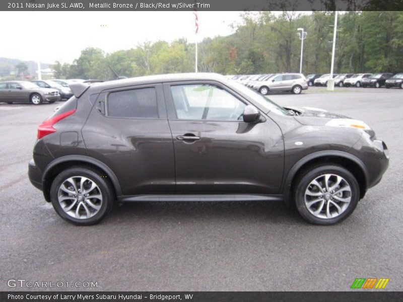 Metallic Bronze / Black/Red w/Silver Trim 2011 Nissan Juke SL AWD