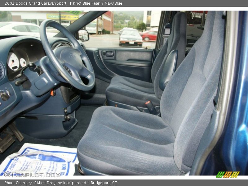 Patriot Blue Pearl / Navy Blue 2002 Dodge Grand Caravan Sport
