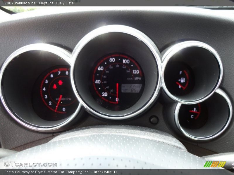 Neptune Blue / Slate 2007 Pontiac Vibe