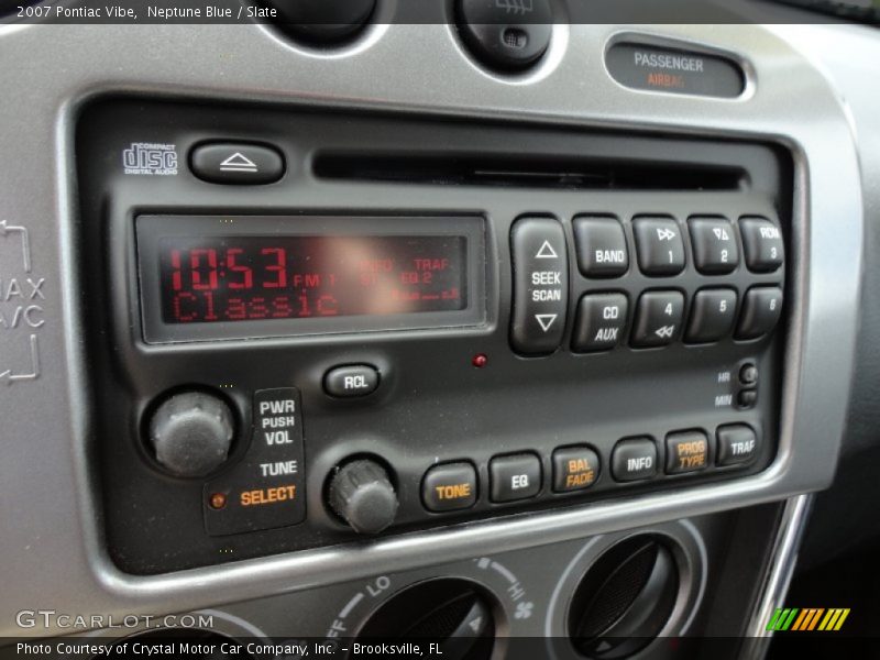 Neptune Blue / Slate 2007 Pontiac Vibe