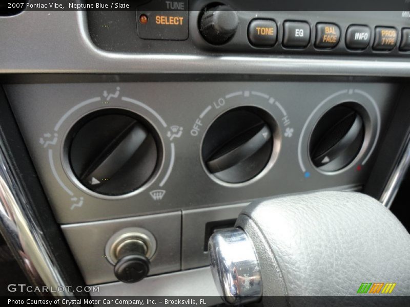 Neptune Blue / Slate 2007 Pontiac Vibe