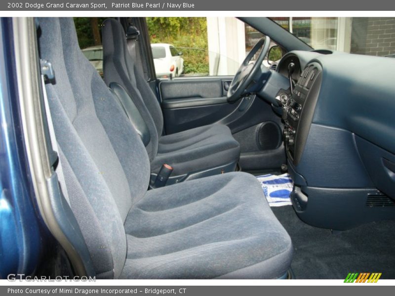 Patriot Blue Pearl / Navy Blue 2002 Dodge Grand Caravan Sport